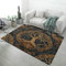 Wikinger-Teppich, Rechteckig, Teppich Mit Nordischen Mythologie-Musterdruck, Weiche Flanell-Bodenüberwurfmatte für Modernes Schlafzimmer und Wohnzimmer ( Color : Tree of Life , Size : 160 x 200CM )