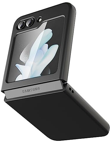 for Samsung Galaxy Z Flip 5 Case: Shockproof Protective Phone Case for Galaxy Z Flip 5 5G Black