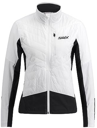 Swix Active Langlaufjacke für Damen, langlebig, bequem, winddicht, atmungsaktiv, dynamische Hybrid-Isolationsjacke
