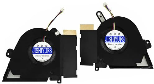 JISHIYUFS Nouveau CPU+GPU Ventilateur de Refroidissement pour ASUS TUF Dash F15 FX516 FX516P Air RTX3070 Series DFSCK22D05883L FNAR 13NR0760P02011 DFSCK221151817 FNAQ 13NR0760P01011 DC12V 1A