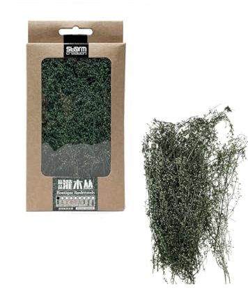 Zalati Mini-Sträucher, Grasbüschel, Büsche, Modellfiguren für Heimwerker, Innenhof, Herrenhaus, Landschaftsbau, Grün