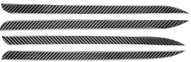 ROGNEE Style branché Kit D'habillage De Couverture De Bande De Panneau De Porte De Voiture en Fiber De Carbone pour Toyota pour Highlander 2015 2016 2017 2018