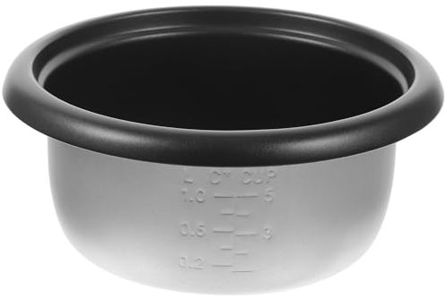 RORPOIR Rice Cooker Liner Metal Cooking Utensils Inner Cooking Pan Rice Cooker Bowl Replacement Electric Rice Cooker Lnner Rice Inner Tank Metal Container Aluminum Alloy Non Stick Pot