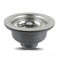 SopimusZ Sink Collection,114mm Stainless Steel and PVC Kitchen Sink Basket Strainer Plug Waste G1½