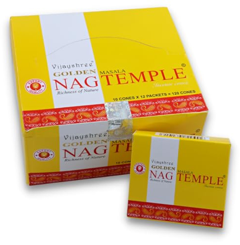 Räucherkegel LAVISA, Meditation, Aromatherapie, Duft, Atmosphäre für Zuhause, Satya, Goloka, Golden Nag