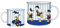 Silver Buffalo Disney Donald Duck Tasse mit Huey, Dewey und Louie Camper, Keramik, 590 ml