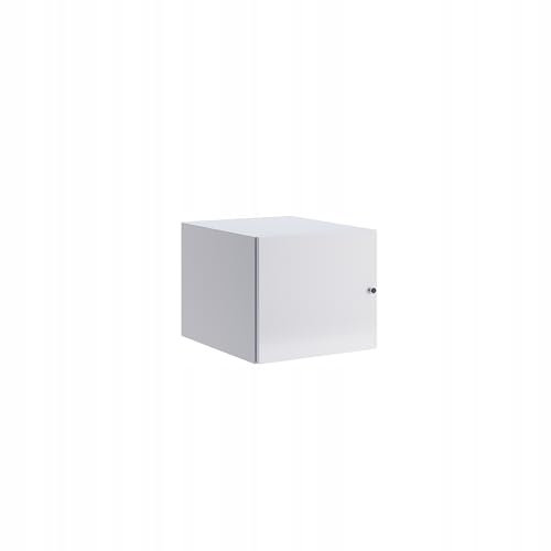 VIVALDI Schrankaufsatz mit Aufbewahrung - für Schlafzimmer Kleiderschrank - Breite 45cm - Farbe Weiss lackiert - Schrank für zusätzlichen Stauraum - Hängeschrank