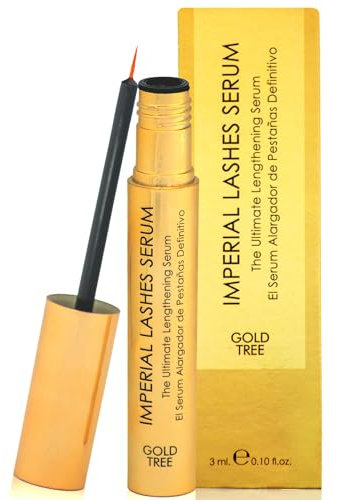 Gold Tree Lash Serum | Wimpernserum mit Hyaluronsäure. Natürliches Wimpernlifting Set | Wimpernserum ohne Hormone Vegan & Bio Anti Ageing Nicht an Tieren getestet