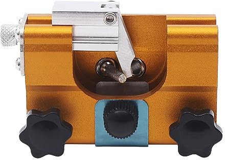 Chainsaw Sharpener, Portable Chainsaw Sharpener, Chain Saw Sharpening Jig Tool Set Manual Chain Sharpener, for 6-20 Inch Chainsaws, Gold, 9.8 x 7.5 x 6.5 cm