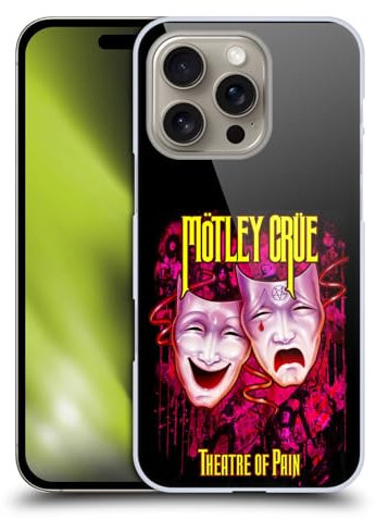 Head Case Designs Offiziell Zugelassen Motley Crue Theater of Pain Schluessel Kunst Harte Rueckseiten Handyhülle Hülle Huelle kompatibel mit Apple Apple iPhone 16 Pro