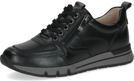 Caprice Comfort Damen Sneaker flach aus Leder Mehrweite H