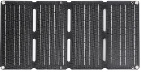 Panel Solar Portátil de 80 W para Central Eléctrica, Monocristalino 12 V 5 V Carga Rápida QC Doble Salida USB Cargador Solar Panel Solar Plegable para RV Camping Fuera de la Red