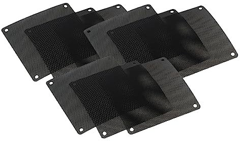 SWOOMEY 10 Filtri A Rete Quadrati Da 14 Cm Per Computer in Pvc Ultrasottile Per La Riduzione Del Rumore Della Ventola Elettronica