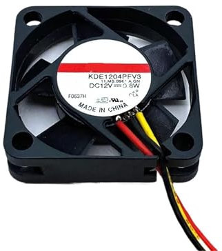 1pc KDE1204PFV3 4010 40mm 40x40x10mm Cooling Fan 4CM DC12V 0.8W For 3D Printer Bridge Chip Fan 3pin(STANDARD 3PIN_NO RGB)