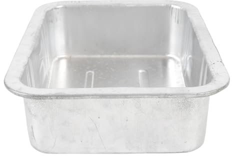 Galvanized Steel Oil Drip Pan for Automotive, Large Capacity Automotive Oil Change Pan Oil Catch Pan for Motorcycles Car Vehicle Maintenance (3L)