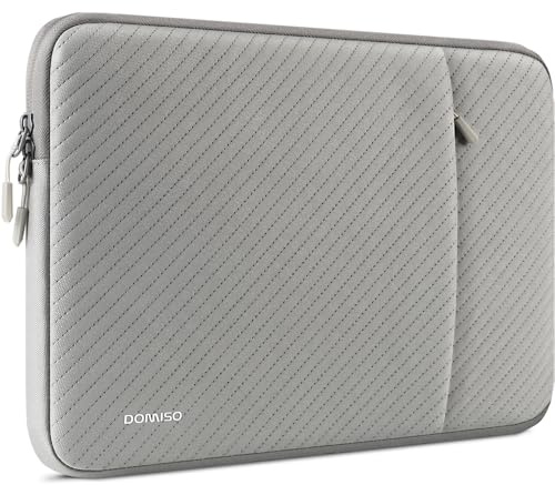 DOMISO 15-15,6 pollici, custodia slim per computer portatile da 15,6, Lenovo IdeaPad ThinkPad/HP Spectre x360 Pavilion 15 Envy 15 / Dell XPS 15 / Asus Chromebook, grigio