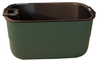 YIXANNX Rechteckiger Blumentopf aus Kunststoff, der Wasser aufnimmt, Gemüsetöpfe, Becken, langer Streifen, Pflanzgefäß, Garten, Hydroponik Anbau, Grün