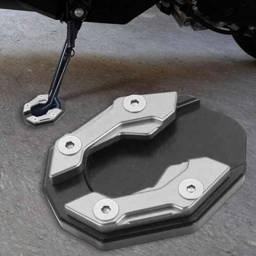 Motorrad Ständer Unterlage - Motorrad Seitenständer Verlängerung Pads, MotorradStänder Fuß Seitenverlängerung Pad, Fußseitenständer Verlängerungspolster, MotorradsVerlängerungsstützplatte
