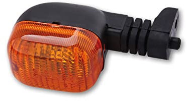 Streetparts24 Blinker Eckig vorne links oder hinten rechts E-geprüft passend für Motorrad/Roller/Scooter/Mofa/Moped/Mokick/Universal