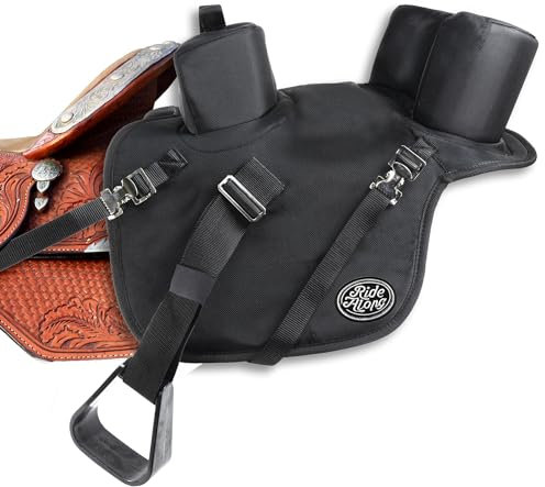 Southwestern Equine The Ride Along Buddy Sattelaufsatz für Kinder, 22,9 cm, schwarz