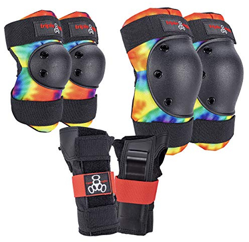 Triple 8 Saver Series 3 Pack Knee Elbow Wrist Pads Set Charcoal Camo