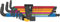 Wera 05022640001 950/9 Hex-Plus Multicolour Imperial 2, Winkelschlüsselsatz, zöllig, BlackLaser, 9-teilig
