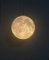 KRIPINC Moon Ceiling Pendant Light, 3D Printing Moon Light Shade, Moon Lampshade, Creative Moon Ceiling Light for Living Room Bedroom Kitchen Hallway, E27 Moon Pendant Light Shade, Diameter 22cm