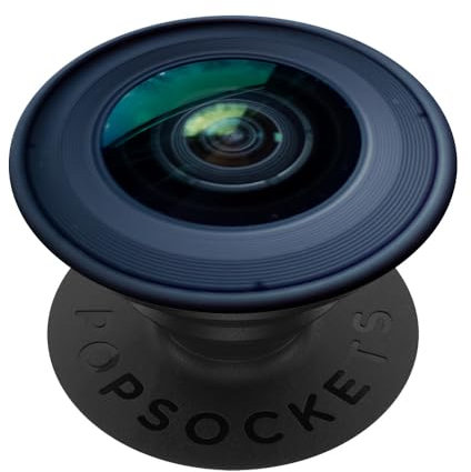 Fake Camera lens phone - Looks Like Professional Big Camera PopSockets Adhesive PopGrip