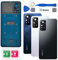 Eonpam Akkudeckel für Xiaomi Redmi Note 11 Pro 5G Rückseite Glas Original Backcover Back Glas Ersatz Reparatur Set mit Kameraobjektiv (Schwarz)