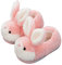Winter Häschen Hausschuhe Damen Mädchen Plüsch Flauschig Pantoffeln Wärme Hasen Bequeme Slippers Indoor Tierpantoffel Warme rutschfeste Sohle Baumwoll Schuhe Karikatur Kaninchen Haushausschuhe