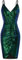 GRACE KARIN Damen Weihnachten V Ausschnitt Pailletten Trägerkleid Kleid CL1723-04_00S