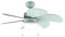 Cecotec - Ventilatore da Soffitto con luce EnergySilence Aero 3600 Vision Full Mint, 50W, Diametro 92 cm, 3 Velocità, 6 Lame Reversibili, Inverno-Estate, Utilizzo Facile, Interruttore a Catena