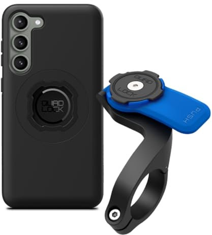 Quad Lock Out Front Bike Phone Holder Kit with MAG Phone Case for Samsung Galaxy S23 Plus