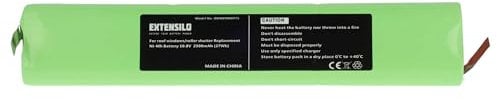 EXTENSILO Batterie Remplacement pour Velux 946930, 946933 pour volet Roulant de fenêtre (2500mAh, 10,8V, NiMH)