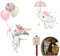 HIMKI Wandsticker 3 Stück Kinder Wandaufkleber WC-Aufkleber lustige Wandtattoo für Kinderzimmer Badezimmer Toiletten Garten Flur