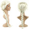 HGSHUO Prinzessin Perücke für Frozen Lange Haare Perücke Anime Perücke Elsa Geburtstagsparty Perücke Frauen Weihnachten Halloween Party Konzert Cosplay Karneval