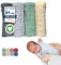 furora BABY Spucktücher Baby 25x25cm klein - 100% Bio Musselin-Baumwolle, sehr weich | Extrem Saugstark, pflegeleicht waschbar (bei 60 Grad)| Mulltücher Musselintücher, Erstausstattung Neugeborene