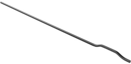 GTV - Möbelgriff GRAVEL - Griff Griffe Möbelgriffe - Lange 120 cm - aus Aluminum - Schwarz matt