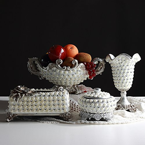Posacenere europeo di lusso ornamenti rossi, accessori per la casa originale frutta vino rack moderno scatole portacenere prodotti in resina, sezione B, colore: modelli D (dimensioni: modelli E)