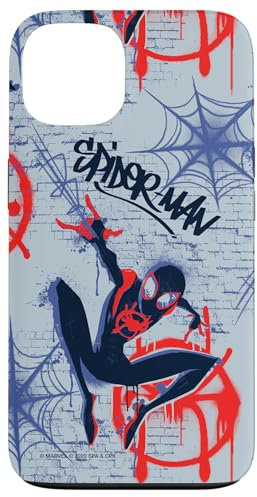 Hülle für iPhone 13 Marvel Spider-Man Into the Spider-Verse Graffiti-Druck