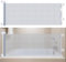 Badewannen-Spritzschutz für Badewanne Kinder und Haustiere mit Spritzstreifen, ohne Bohren, 180,3 cm breit, einziehbar, wasserdicht, Dusch-Spritzschutz für Badewanne, platzsparende Badewanne,