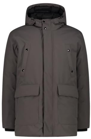 CMP Herren Giacca Lunga Da Uomo Con Cappuccio Fisso Jacke