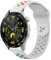 RoiYeel Correa 22mm Compatibles con Huawei Watch GT4 46mm/Watch 4 Pro 48mm/Watch 4 46mm/WATCH Ultimate/Watch GT 3 46mm, Pulsera Suave Silicona Deportiva para Watch GT Runner Blanco