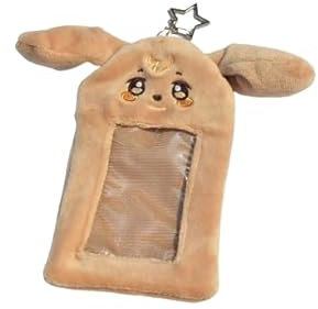 ATINY Hongjoong Seonghwa Yunho Yeosang San Mingi Wooyoung Jongho Porte-cartes photo avec porte-clés en peluche, Chien kaki, Personnalisable