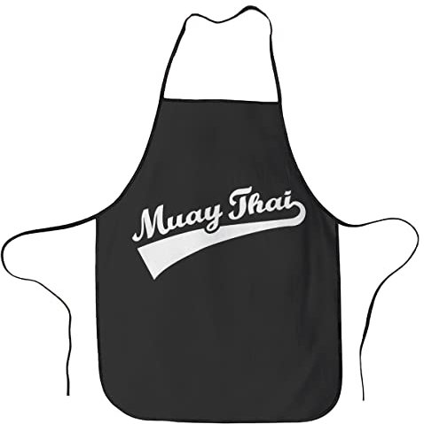 Delantales de artes marciales Muay Thai para barbacoa para hombres y mujeres, divertidos delantales para mamá, papá, amigo, delantal de cocina profesional, talla única, lo mejor para cocinar, hornear,