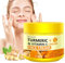 Kurkuma-Gesichtscreme, Vitamin C für die Gesichtspflege, Anti-Aging-Creme, natürliche Hautglanz-Gesichtslotion, feuchtigkeitsspendend und pflegend, gleichmäßiger Ton für Hyperpigmentierung, geeignet