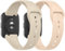 Yisica 2 Piezas Correa Compatible con Redmi Watch 3 Active Mujer Hombr, Pulsera de Repuesto de Silicona Suave para Redmi Watch 3 Active (Té con le che/Rosa)