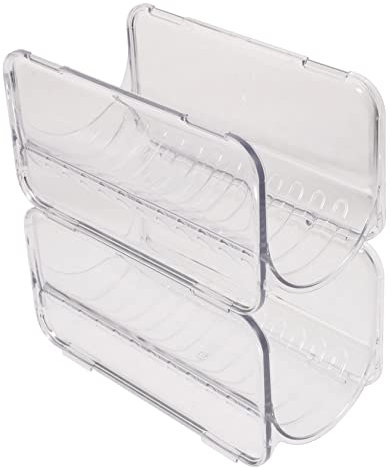 ASAKKURA Flaschenhalter Reise Stapelbare Aufbewahrungsregale Für Wasserflaschen Transparente Kreative Organizer Für Küche Und Schränke Ideal Für Die Aufbewahrung Von Isolierten Flaschen