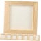 HOMOCONO 8 Stück Ton Leerrahmen Für DIY Projekte Holz Fotorahmen Für Kinder Kreative Malrahmen Aus Holz Ideal Für Kunstwerke Und Bilder Von Kleinen Künstlern