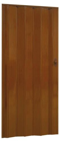 Decor Space Porta a soffietto in PVC con serratura e pomolo in ABS da interno